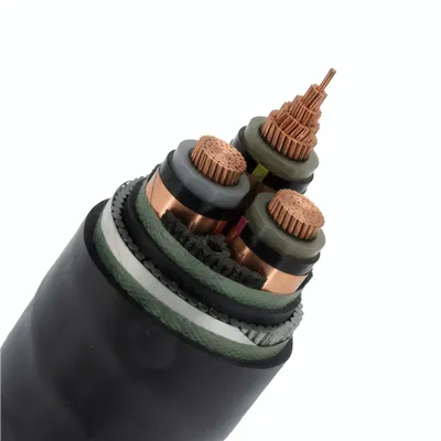 كابل طاقة مدرع XLPE بموصل نحاسي عالي الجهد